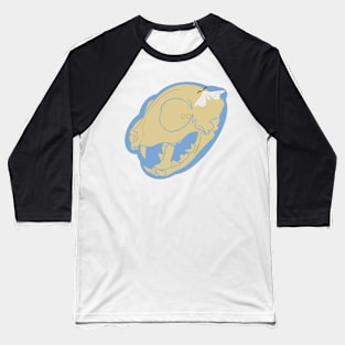 Cat Scull and Silk Moth Baseball T-Shirt